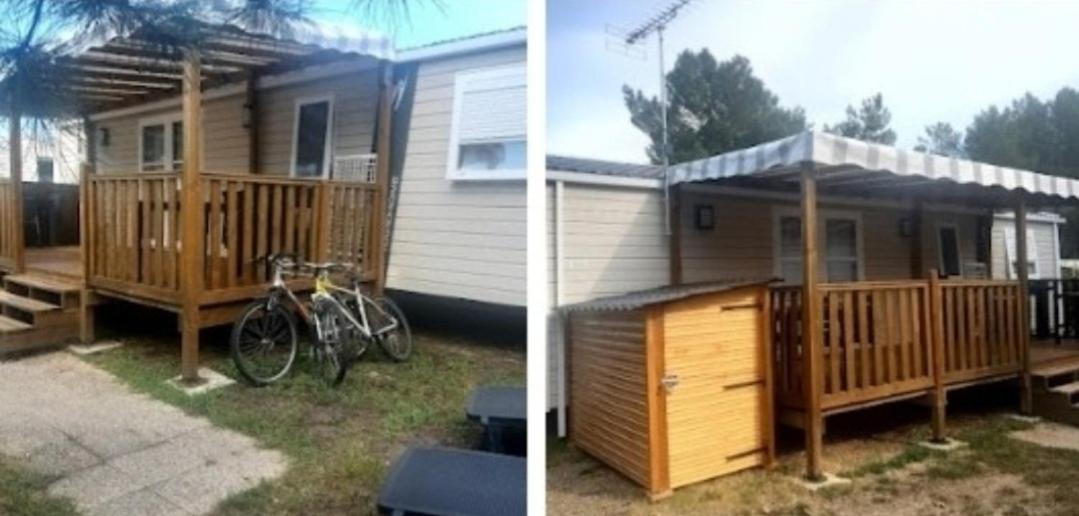 Camping Des Dunes De Contis Mobilhome 3Ch, Saint-Julien-en-Born Exteriör bild