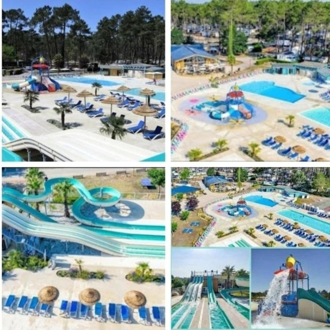 Camping Des Dunes De Contis Mobilhome 3Ch, Saint-Julien-en-Born Exteriör bild